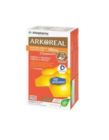 Arkoreal Jalea Real Light 100Mg 20 Ampollas Arkopharma