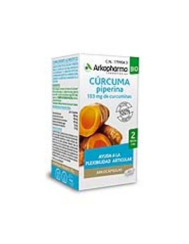 Curcuma 40Arkocapsulas. Bio de Arkopharma