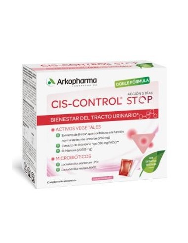 Cis Control Stop 10 Sobres+5 Sticks. Arkopharma