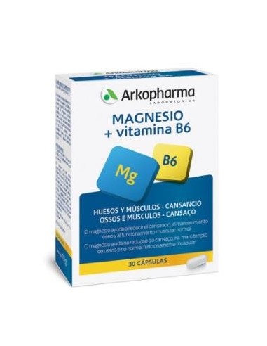 Arkovital Magnesio 30 capsulas de Arkopharma