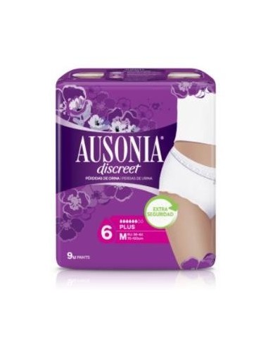 Ausonia Discreet Pants Plus Talla M 9 Unidades Ausonia