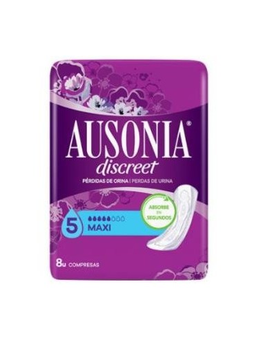 Ausonia Discreet Maxi 8 Unidades Ausonia