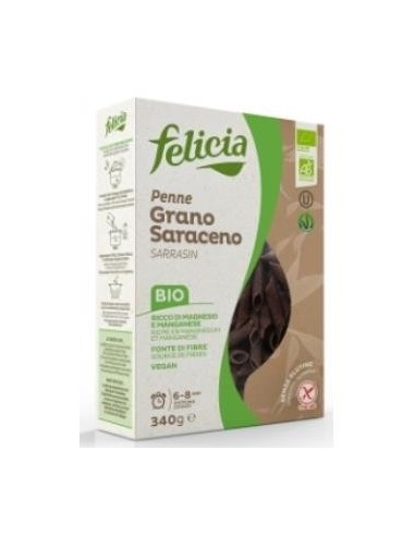 Penne Rigate De Trigo Sarraceno 340Gr. Bio Sg de Felicia