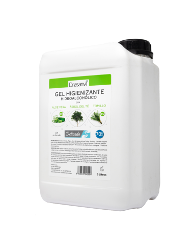 Gel Hidroalcoholico Manos Con Tomillo 5L Garrafa Drasanvi