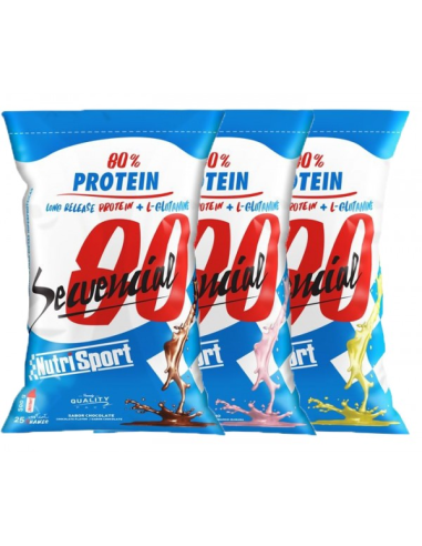 Secuencial 80 Chocolate Bolsa 500Gr. Nutrisport