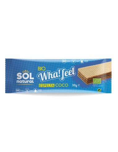 Wha! Feel Snack Espelta Y Coco Bio 20 X 30 Gramos  Sol Natural