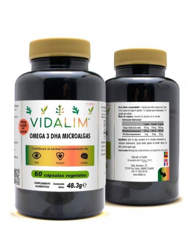 Vidalim Omega 3 Dha 250Miligramas 60 Cápsulas Vidalim