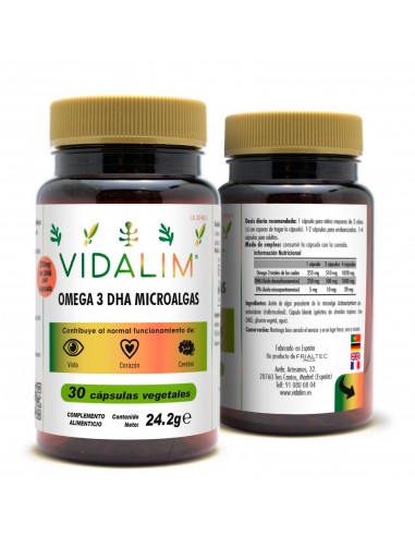 Vidalim Omega 3 Dha 250Miligramos 30 C psulas de Vidalim