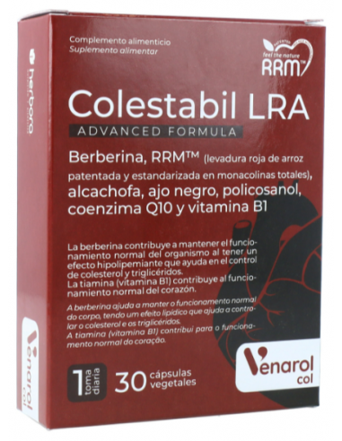 Colestabil Lra Advanced Fórmula 30 Capsulas Vegetales de Herbora