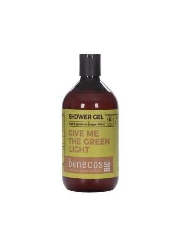 Gel De Baño Te Verde 500 Mililitros  Bio Vegano Benecos