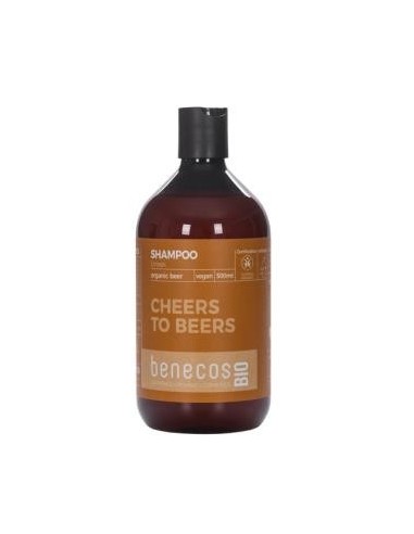 Champu Unisex Cerveza 500 Mililitros Bio Vegano Benecos