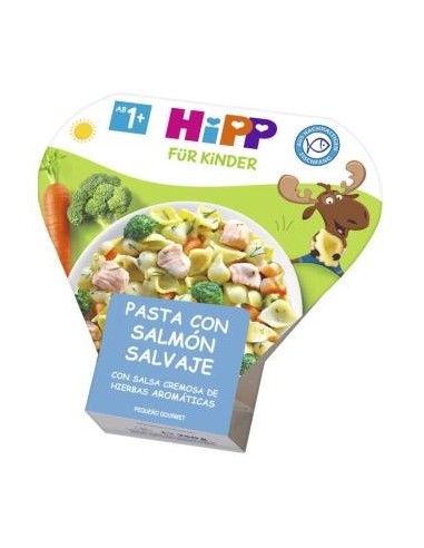 Pequeño Gourmet Pasta Con Salmon Salvaje 250Gr Hipp