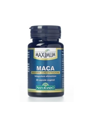 Maximum Maca 40 Cápsulas  Naturando