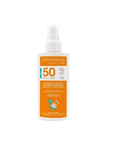 Solar Spf50 Kids Spray 125 Gramos Bio Alphanova