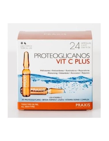 Proteoglicanos Vit C Plus 24 Ampollas Praxis