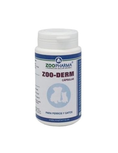 Zoo-Derm Perros Y Gatos 100 Cápsulas  Zoopharma Vet