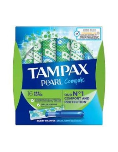 Tampax Compak Pearl Super 16 Unidades Tampax