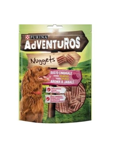 Adventuros Canine Nuggets Jabali Salvaje 6X90 Gramos Purina Vet