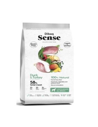 Dibaq Sense Pato Y Pavo Perro Senior Light 2 Kilos Sg Dibaq Vet