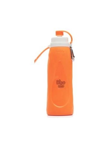 Botella Plegable Bbo Naranja 500 Mililitros Irisana