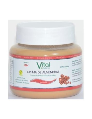 Crema De Almendras 200 Gramos Sg Vegan Vital Ballance