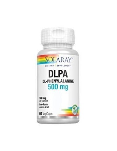 Pack de 2 uds Dl-Fenilalanina (Phenylalanine) 500Mg. 60Cap.Veg de Solaray