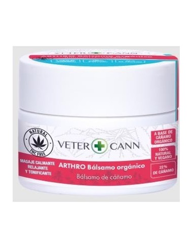 Arthro Balsamo Organico De Masaje 50 Mililitros Vetercann Vet