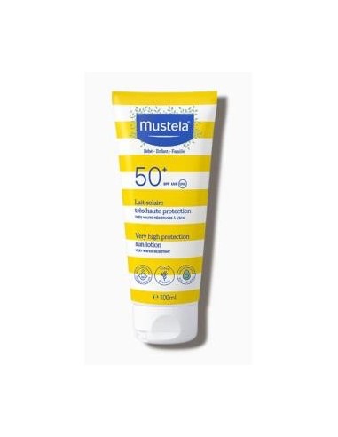 Leche Solar Spf50+ Familia  100 Mililitros Mustela