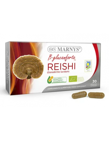 Reishi Bio  30 Cápsulas Vegetales X 400Mg  Marnys