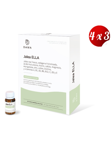 Pack 4x3 Jalea Ella 20 Viales 10 Ml de Herbora