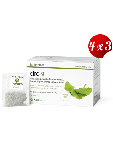 Pack 4x3 Circ-9 20 Filtros de Herbora