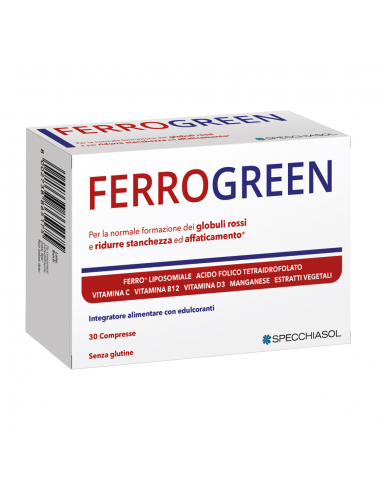 Ferrogren 30 Comprimidos   Specchiasol