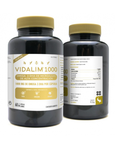 Vidalim 1000Mg Dha 60 Cápsulas Vidalim