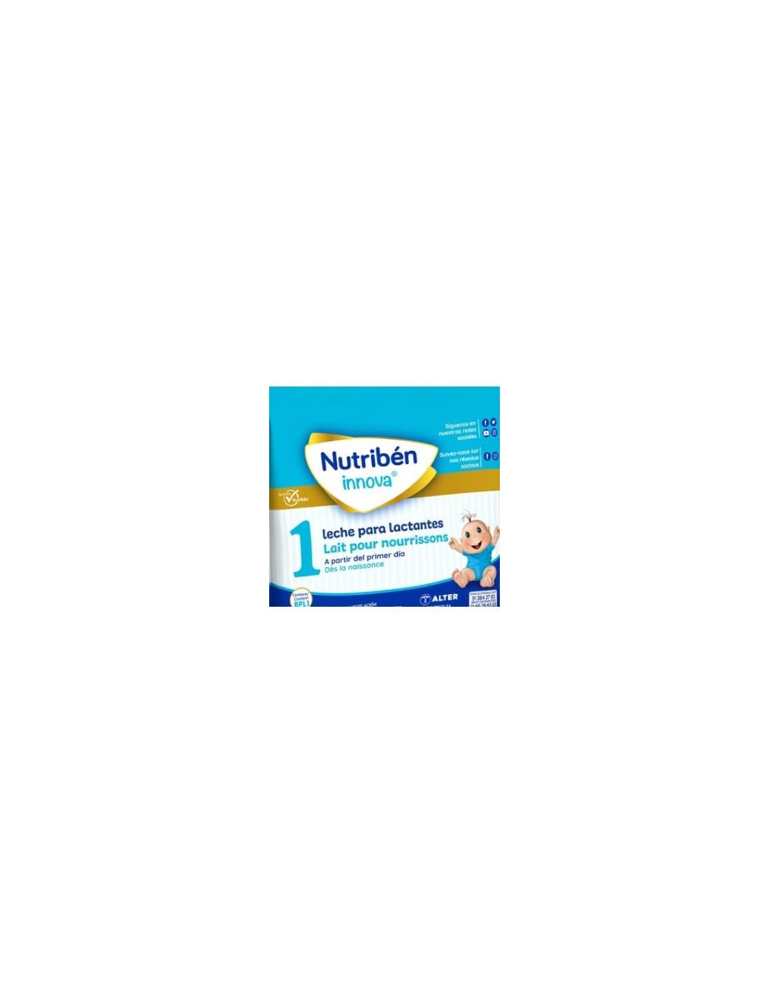 Nutribén Innova 1 Leche para Lactantes Monodosis (27 g) - QuickFarma