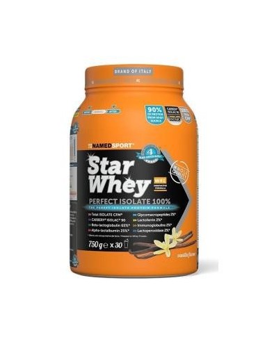 Star Whey Isolate Vainilla 750 Gramos Named Sport