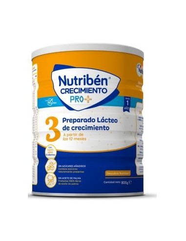 Nutriben Crecimiento Leche 3 800 Gramos Nutriben