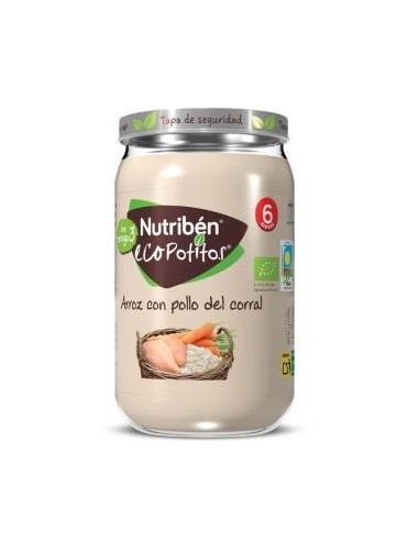 Nutriben Eco Potito Pollo Corral Arroz 235 Gramos+6M Nutriben