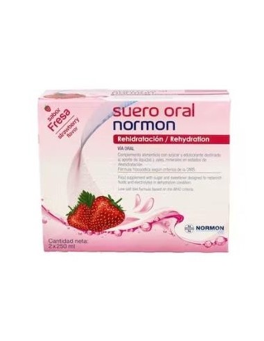 Suero Oral Normon Fresa 2 Bricks X 250  Ml Normon