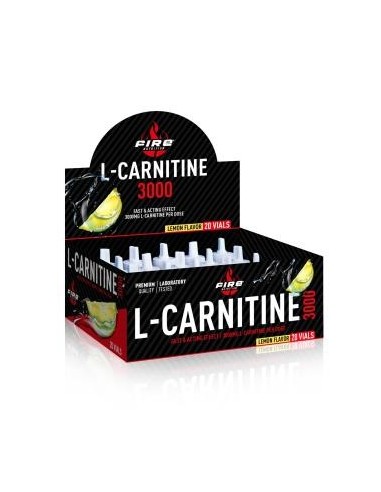 L-Carnitine Limon 3000Mg 20 Viales Fire Nutrition