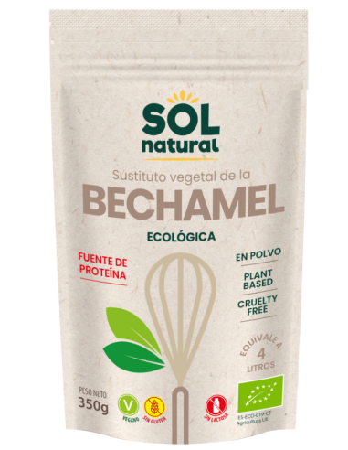 Bechamel Vegana En Polvo Bio 350 Gramos  Sol Natural