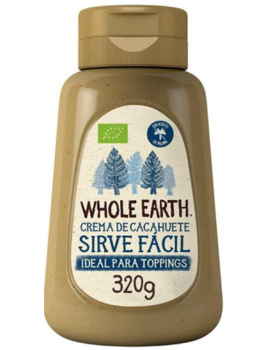 Crema De Cacahuete Sirve Facil 320 G De Whole Eart