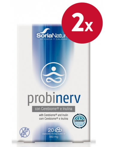 Pack 2 uds Probinerv 20 capsulas de Soria Natural