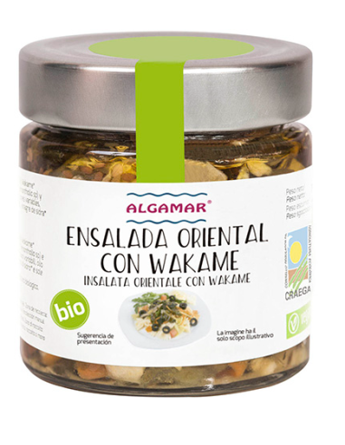 Ensalada Oriental Con Wakame Bio 180 G Algamar