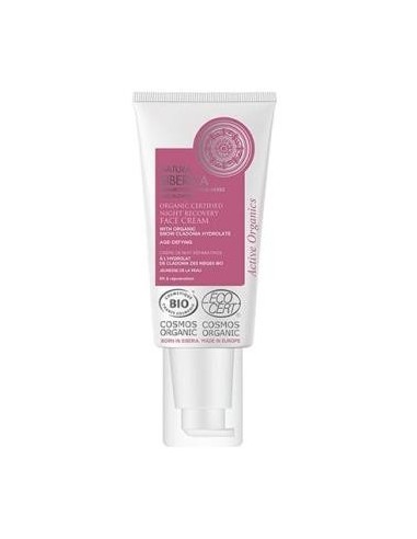 Crema Facial Noche Antienvejecimiento 50 Mililitros Eco Natura Siberica