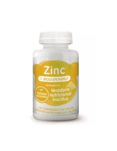 Levadura Nutricional Zinc 120 Comprimidos Vegan Sg Energy Feelings