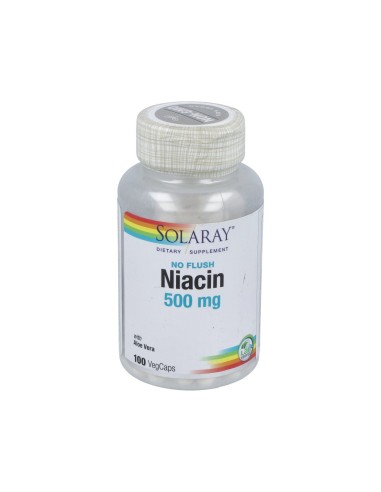 Niacin 500Mg. No Ruborizante 100Cap.