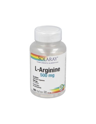 L-Arginine 500Mg. 100Cap.