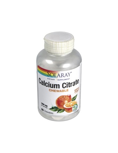 Calcio Citrato 1000Mg. Sabor Naranja 60Comp.Mast.