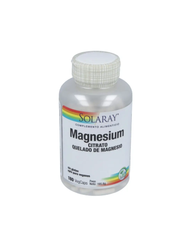 Citrate de magnésium 180Cap. par Solaray