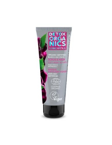 Detox Exfoliante Y Mascarilla Negra 2 En 1 75M Eco de Natura Siberica